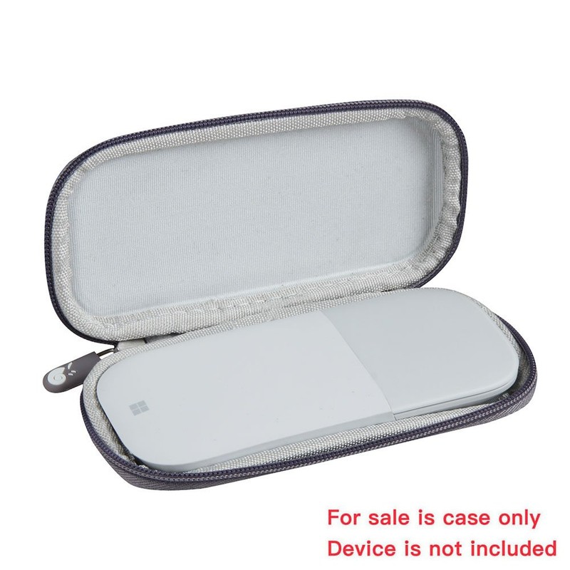 Hermitshell Hard EVA Travel Light Grey Case Fits Surface Arc
