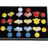 12pcs Stainless Steel Magnetic Hat Clip with Golf Ball Marker