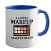 Flairy Land Makeup Artist 2Tone Mug 11oz Blue -A Little