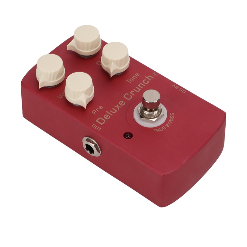 Electric Guitar Effect Pedal Deluxe Crunch Distortion Single Instrument Accessory