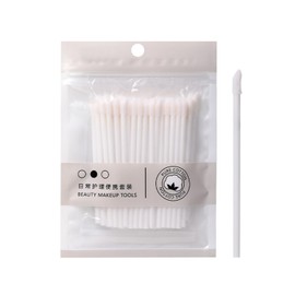 Akkerds 50pcs/set Disposable Lip Brushes 100pcs Hollow Stick Portable Disposable Lip Blocking Makeup Lip Lipstick Makeup Commercial Cosmetic Brush
