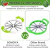 Extra Large Watermelon Slicer Cutter Comfort Silicone Handle Stainless Steel