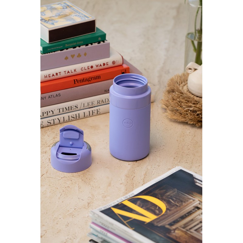 Drink Through Lid for Insulated Water Bottles, Leak-Proof, Carrying Handle,