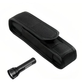 AFCJLTO Torch Holster, Flashlight Bag for Trips, Nylon Torch Holder Cover, Tactical Flashlight Holster, Molle LED Torch Holster for Camping Hiking