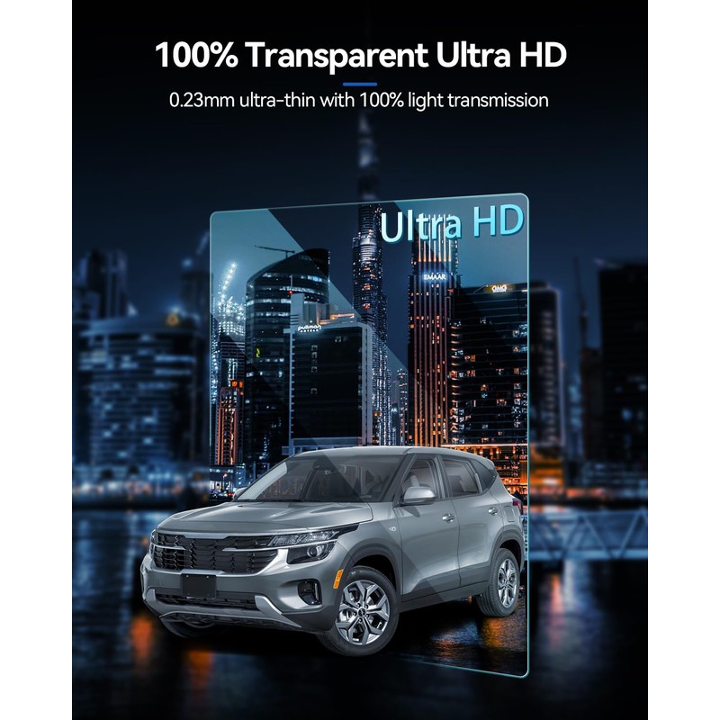 LANTU 2PCS Car Screen Protector for 2024 2025 Kia Seltos