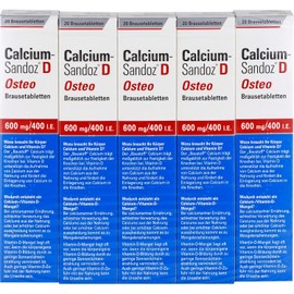 Calcium Sandoz D Osteo Effervescent Tablets Pack of 100