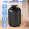 URALFA Motion Sensor Trash Can with Lid, 3 Gallon /