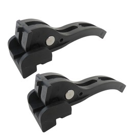 Feuaue Universal Replacement Parts for Hard Folding Tonneau Cover Clams for Truck Bed, Rear Clamp Replacement (2 PCS, Black)