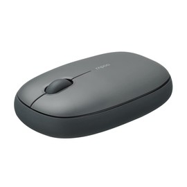 Rapoo M660 Silent kabellose Maus wireless Mouse 1300 DPI Sensor 9 Monate Batterielaufzeit leise Tasten ergonomisch für Rechtshänder und Linkshänder PC & Mac - dunkelgrau