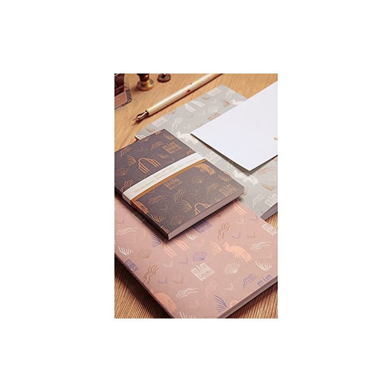 G.LALO gl75805 Season Paper Card and Envelope Set, Rose