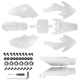 7 PCs CRF50 Plastic Fender Kit with Fork Suspension Guard Cover