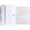 Leobro A5 Size Notebook System Planner, Transparent Binder, PVC Clear