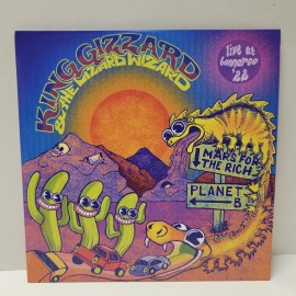 KING GIZZARD Planet B / Mars For The Rich Live at Bonnaroo Tie Dye 7" KGLW ~ NEW