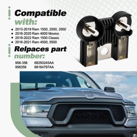 Battery Circuit Fuse Compatible with 2013-2019 Ram 1500 2500 3500 2016-2020 4000 Mexico 2019-2022 1500 Classic 2016-2021 4500 5500 Replace 956-356 956356 68250245AA 68164797AA