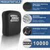 DIYGEEK Key Safe with Code, Outdoor Key Safe with Number
