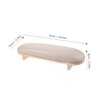 VICASKY Manicure Hand Rest Pillow Lightweight Wooden Nail Arm Cushion