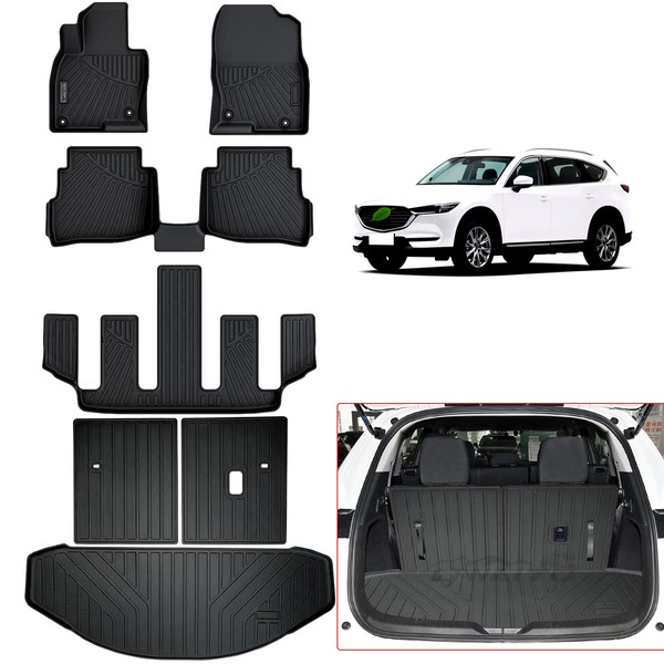LJWAITO Floor Mats & Cargo Liners for 2016-2022 2023 Mazda