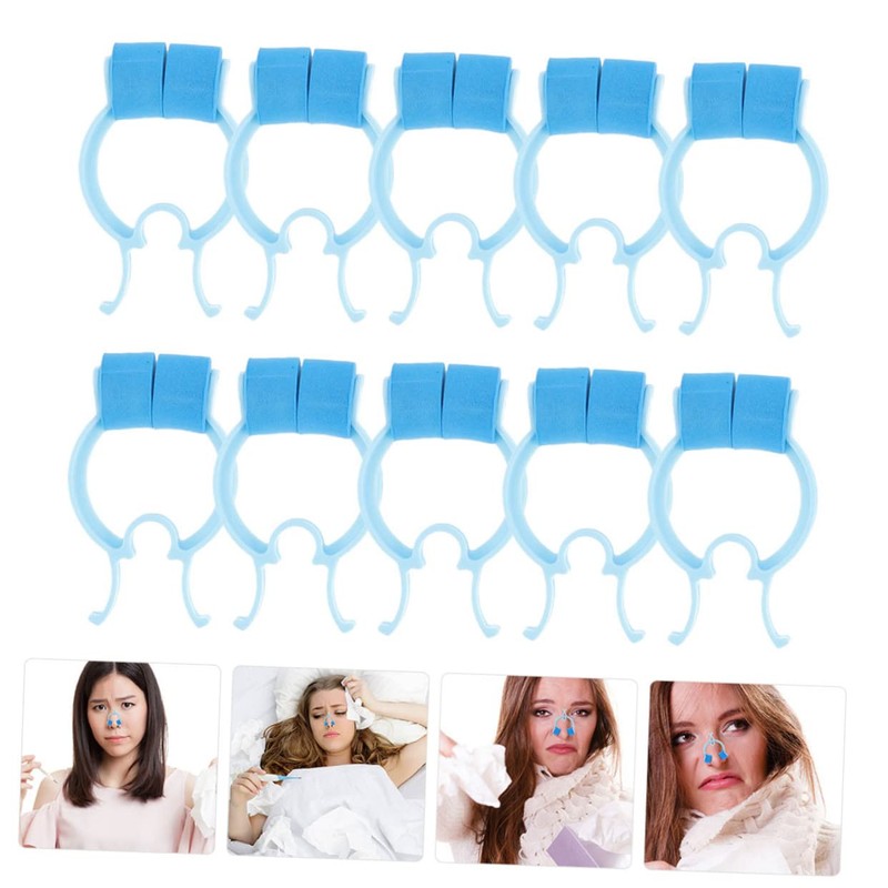 NOLITOY 4sets Nose Clips for Lung Breathing Training Durable Nasal