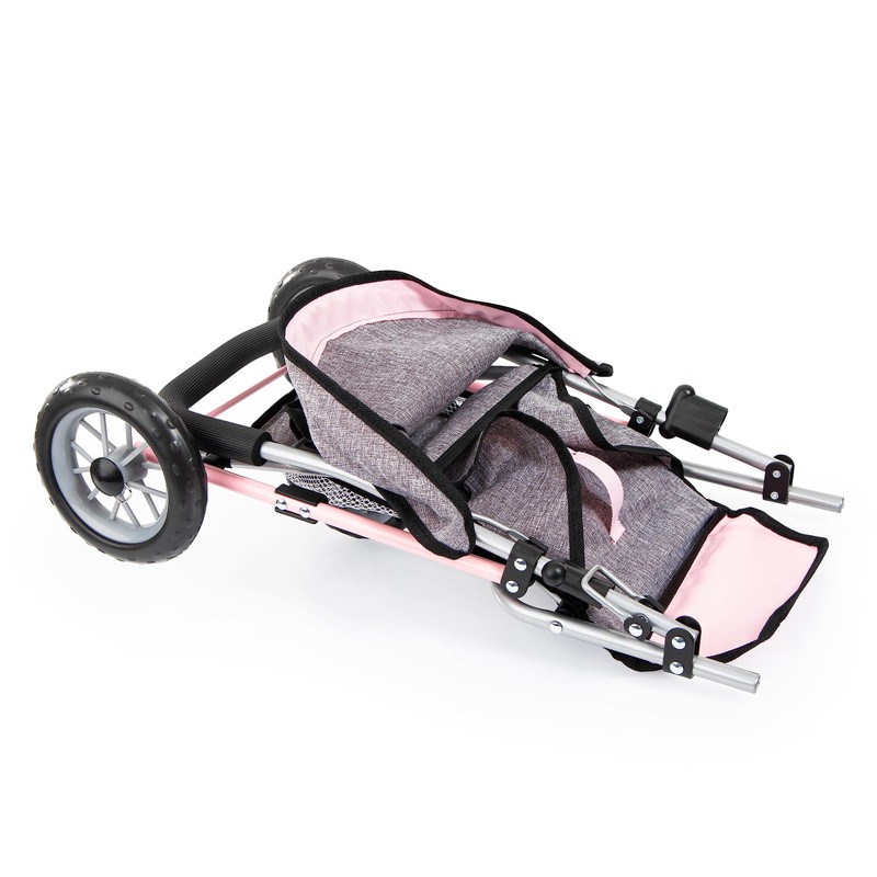 Bayer Design Dolls Twin 3 Wheel Jogger