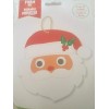 Unbranded Foam Santa Ornament kit makes 6 upc 889092630599