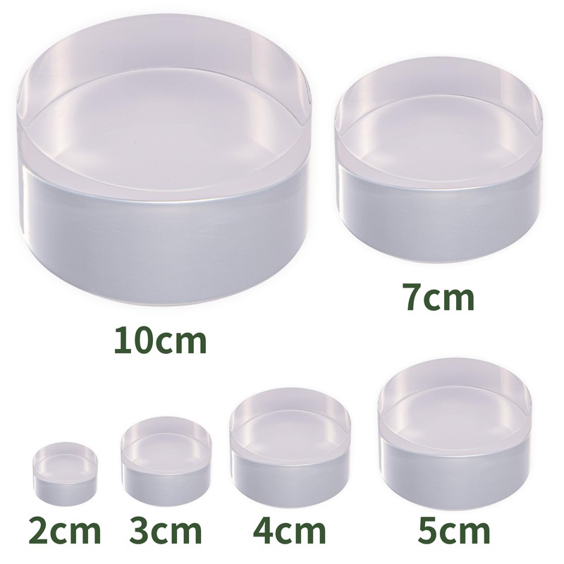Tsukushi Science Acrylic Cylinder, Diameter 1.2 x 0.6 inches (30