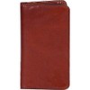 Scully Accessories Cognac Italian Leather Blank Pocket Notebook
