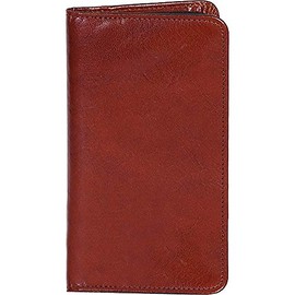 Scully Accessories Cognac Italian Leather Blank Pocket Notebook