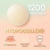 1200 Parches De Hidrógel Para Cobertura De Acne Hombre Mujer