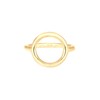 Elli Ring Women Circle Cut Out Statement in 925 Sterling