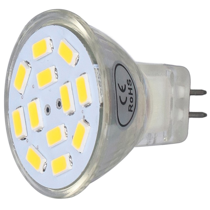 4PCS MR11 12LED Light Bulb 4W 400LM Double Pin Base