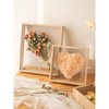 JOSON Wooden Dried Flower Photo Frame Dried Flower Display Stand