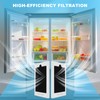StLiSuYmx 6-Pack Premium Refrigerator Air Filter Replacement, Carbon Activated Filter