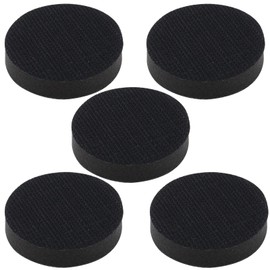 50mm Soft Sponge Polishing Pad No Holes Hook and Loop Flocking Sponge Soft Foam Sanding Pad Interface Pad Sanding Rods Sponge Cushion Buffer Holder