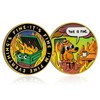 Dumpster Fire Challenge Coin - Double Sided Hilarious Medallion Funny