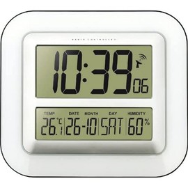 Technoline digital radio-controlled wall clock WS 8006, size: 280 x 32 x 245 mm