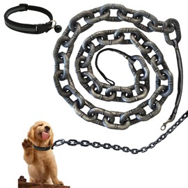 Dog Leash Funny, Funny Oversized Chain for Small Dogs, 6FT Plastic Material Funny Pet Leash, Funny Gifts for Small Dogs, Dog Leash That Looks Like a Huge Chain