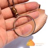 10X Magnifiers Antique Brass Chain Necklace with 40mm Diameter Glass
