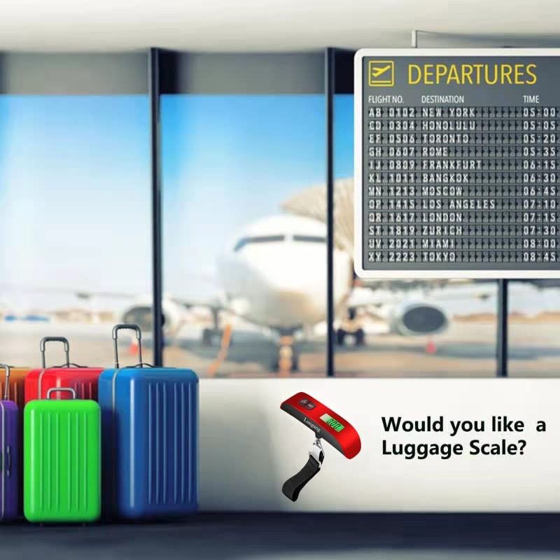 Longang Digital Hanging Luggage Scale with Backlit for Travel, Portable