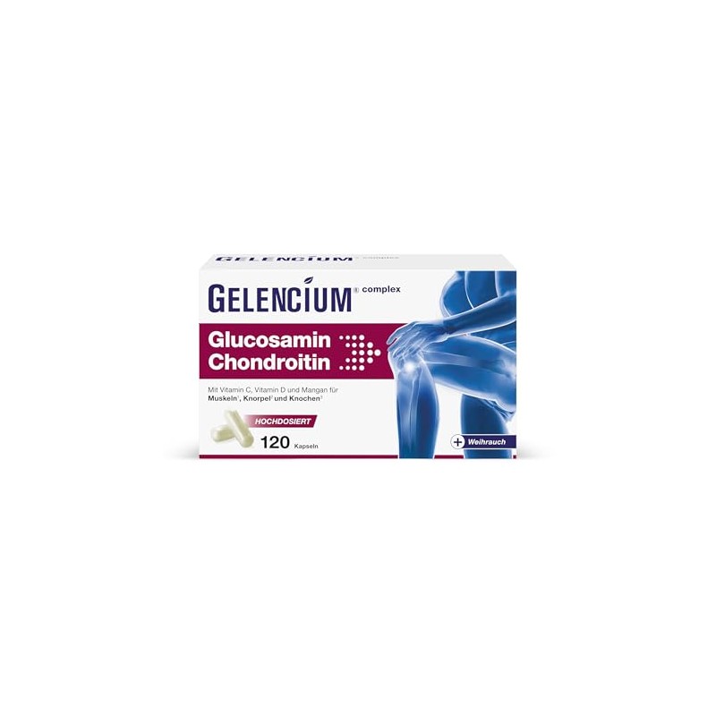GELENCIUM® Glucosamine Chondroitin – Daily Dose: 2,325 mg – With