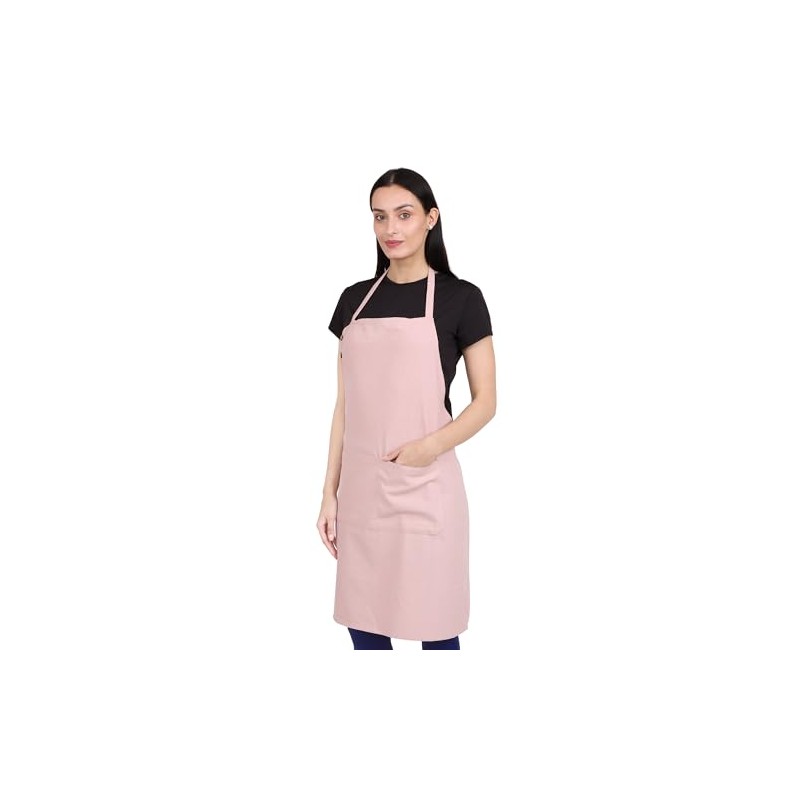 Delantal de cocina de algodón resistente a las gotas de
