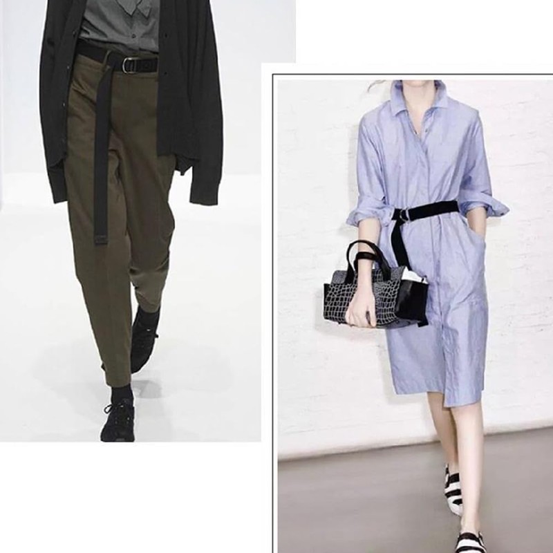 Globellapro 1Pcs 3.8cmx130cm Orange Canvas Webbing Belt, Canvas Belt with