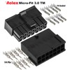 Molex Micro-Fit 3.0 Dual Row (14 Circuits) Male & Female