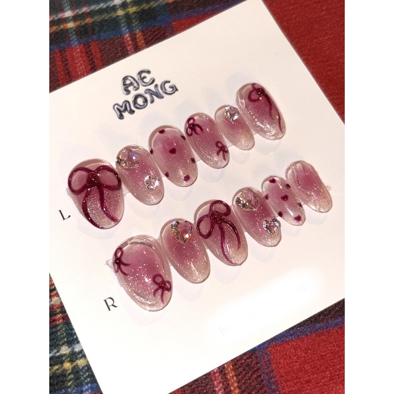 Aemong: Plum Ribbon - Almond / Aemong : 플럼 리본