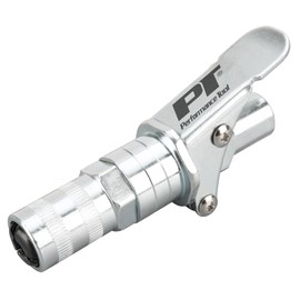 Performance Tool W54238 Heavy Duty Grease Coupler for Grease Guns, 12,000 PSI, Zinc Coated Alloy Steel, Smooth Retraction Mechanism, 1/8 NPT