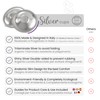 COVERbasics SilverCups Silver Nursing Cap Protects and Soothes Sore and