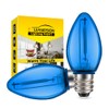 Ruiandsion E12 LED Bulb 110V Blue Screw Base for Display