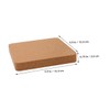 Operitacx 2pcs Cork Pad for Leather Stamping Thickened Craft Punching