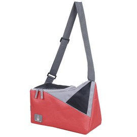 Zu&lu - Kaiman Small Pet Carrier Portable Breathable with Adaptive Shoulder Strap Easily Washable Pet Travel Bag Terracotta Color