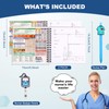 Deqing warm Nurse Essentials Report Notebook for Work,Nursing Report Sheets