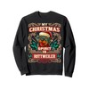 Rottweiler My Christmas Spirit Dog Santa Claus Elf Reindeer Sweatshirt